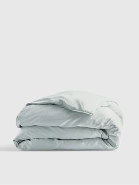 NWT QUINCE Bamboo Duvet Cover Full/Queen Mist 0563